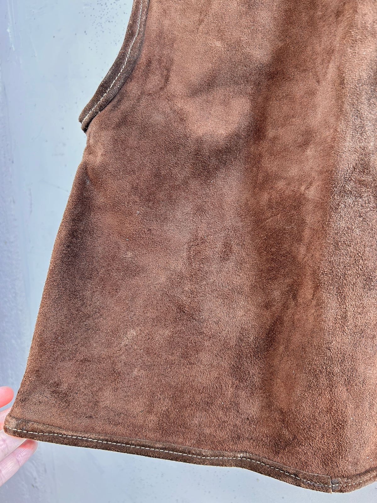 Vintage Leather Vest [I33942]