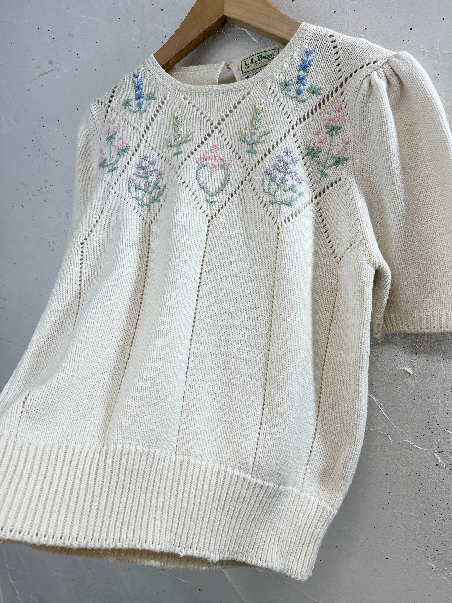 Vintage Cotton Knit 〜L.L.BEAN〜 [E32406]