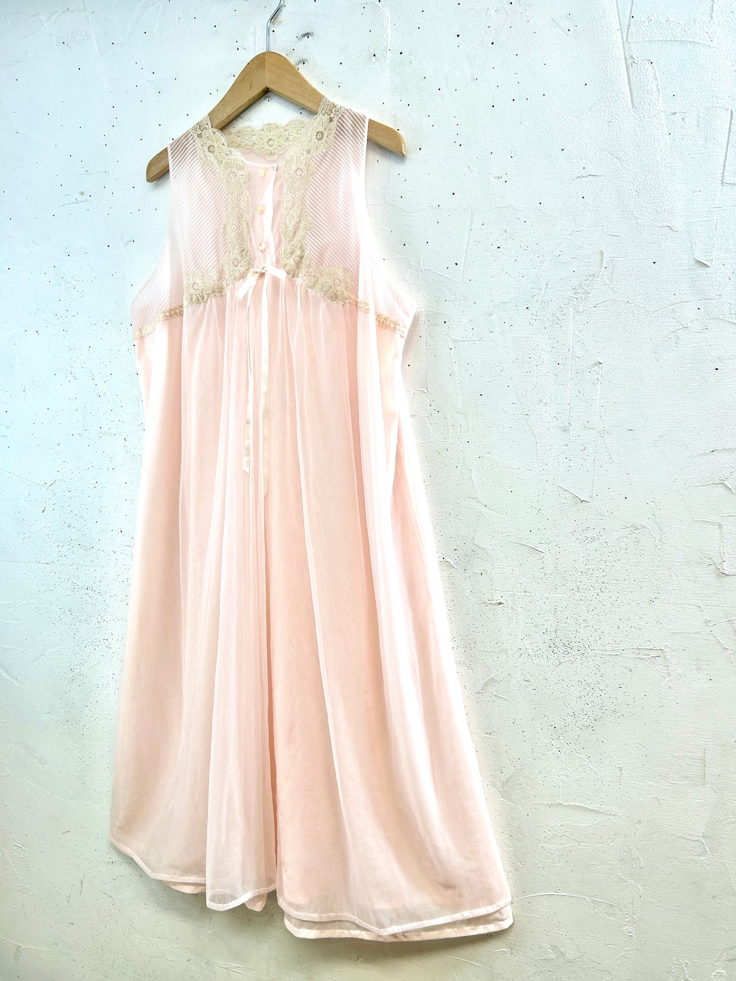 Vintage Nightie Dress MADE IN USA [E32395]