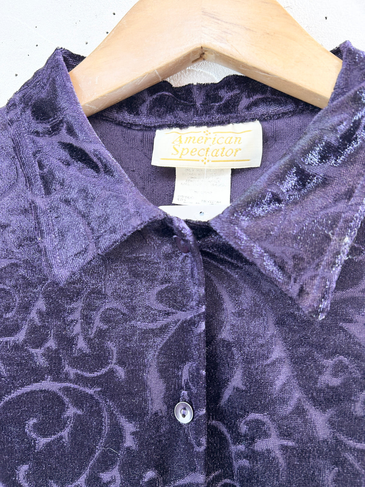 Vintage Velour Shirt [I33829]