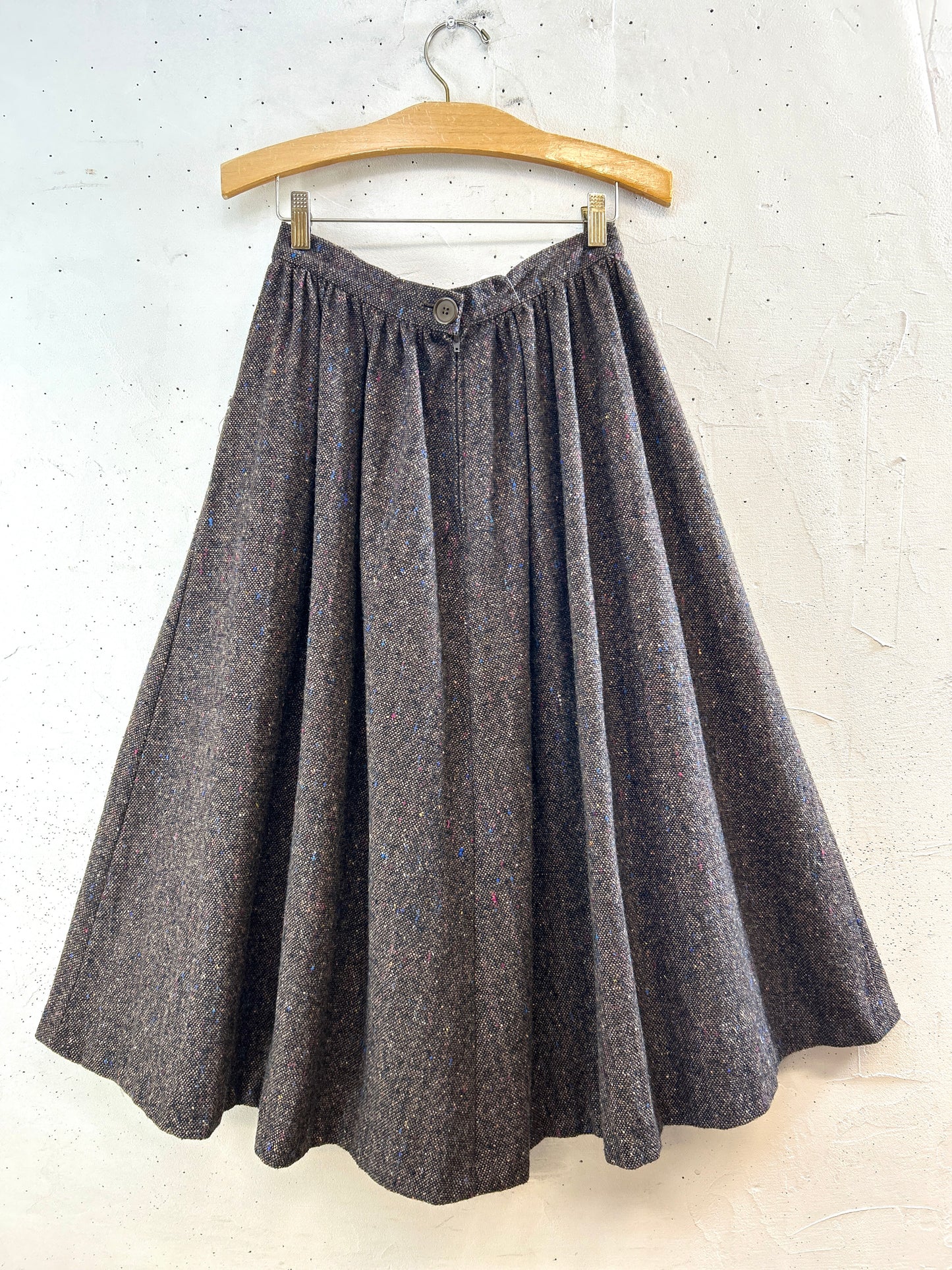 Vintage Tweed Skirt  [K30917]