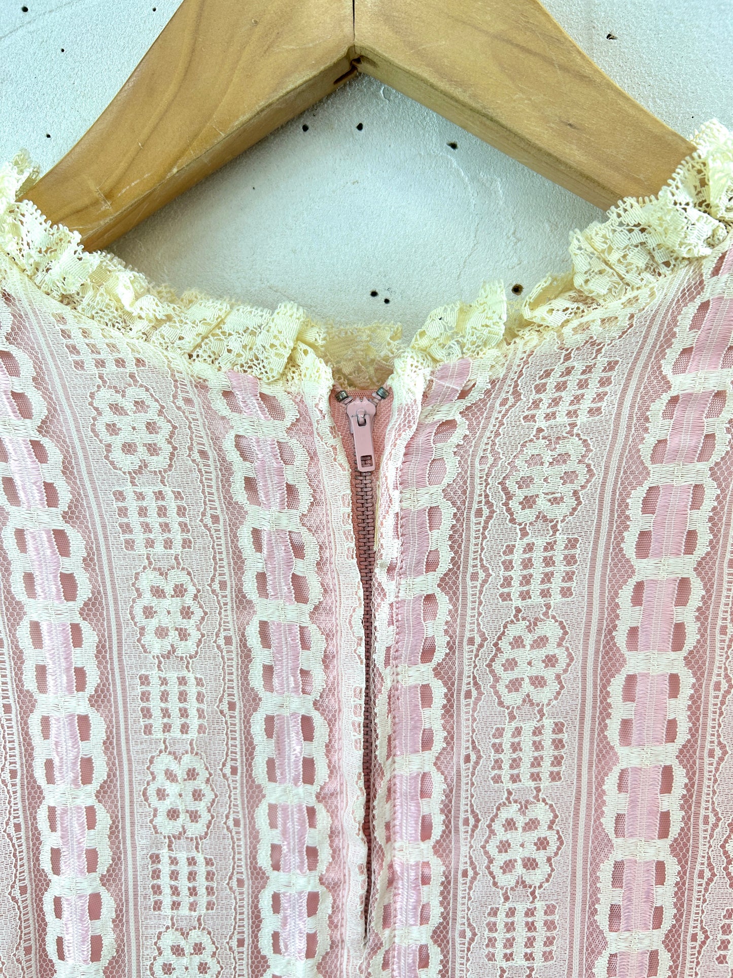 60s Vintage Lace Top [H33368]