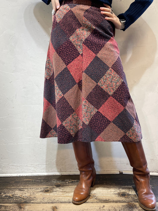Vintage Corduroy Skirt [A25908]