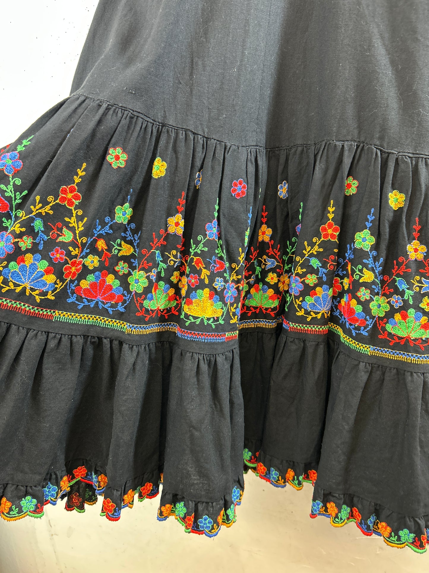 Vintage Flower Stitche Skirt [I30168]