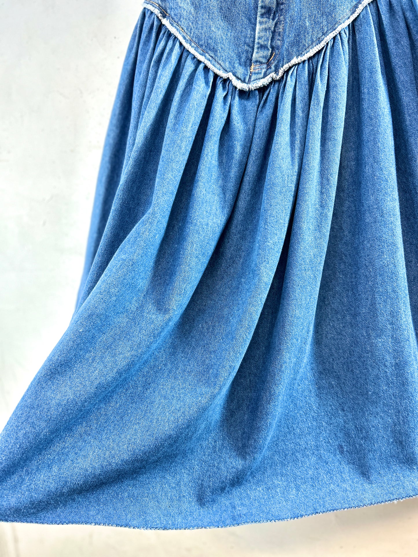 Vintage Custom Denim Skirt [J30555]