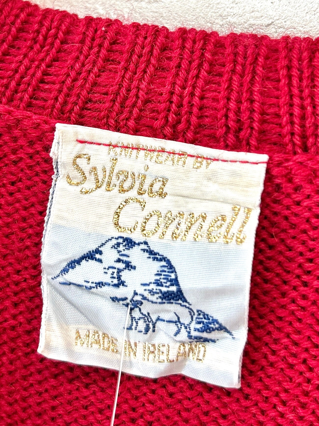 Vintage Knit Cardigan MADE IN IRELAND [K30893]