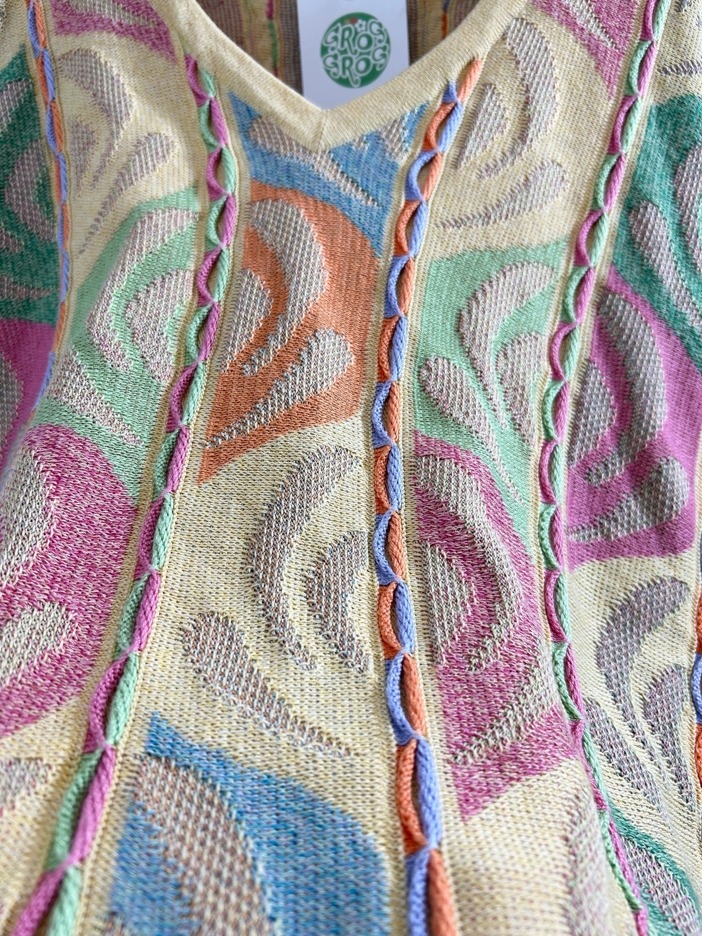 Vintage 3D Knit Sweater [J30465]