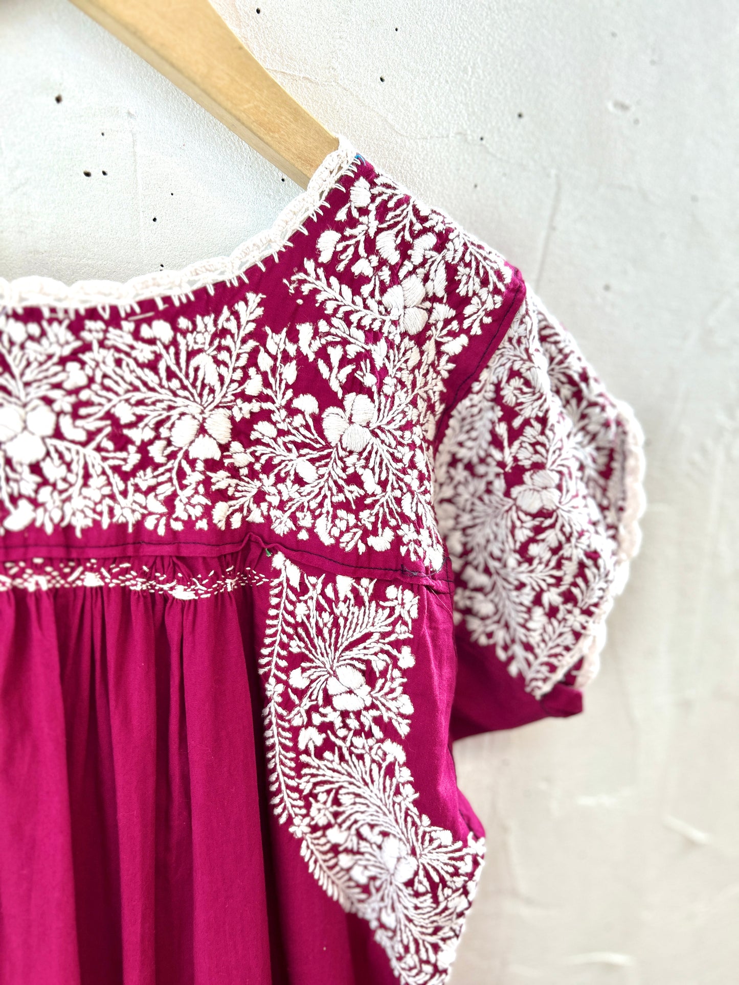 Vintage San Antonino Embroidery Dress MADE IN MEXICO [H30816]