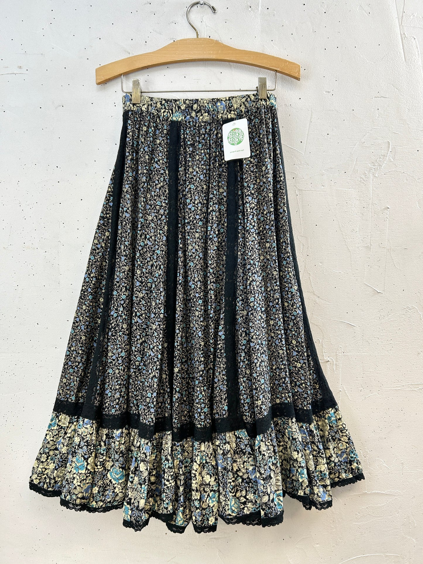 Vintage  Flower Skirt [H30950]