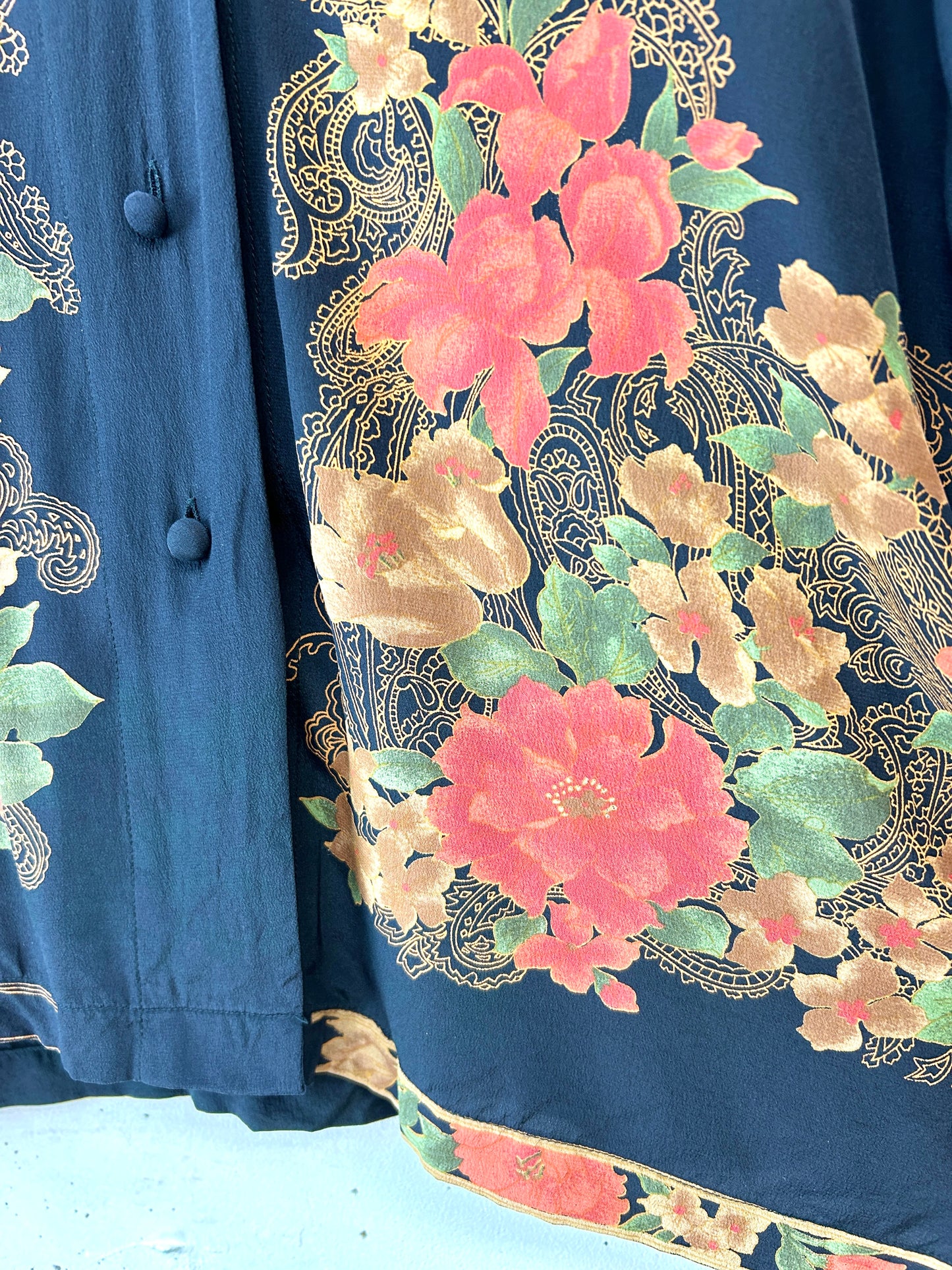 Vintage Silk Shirt ［J30512]