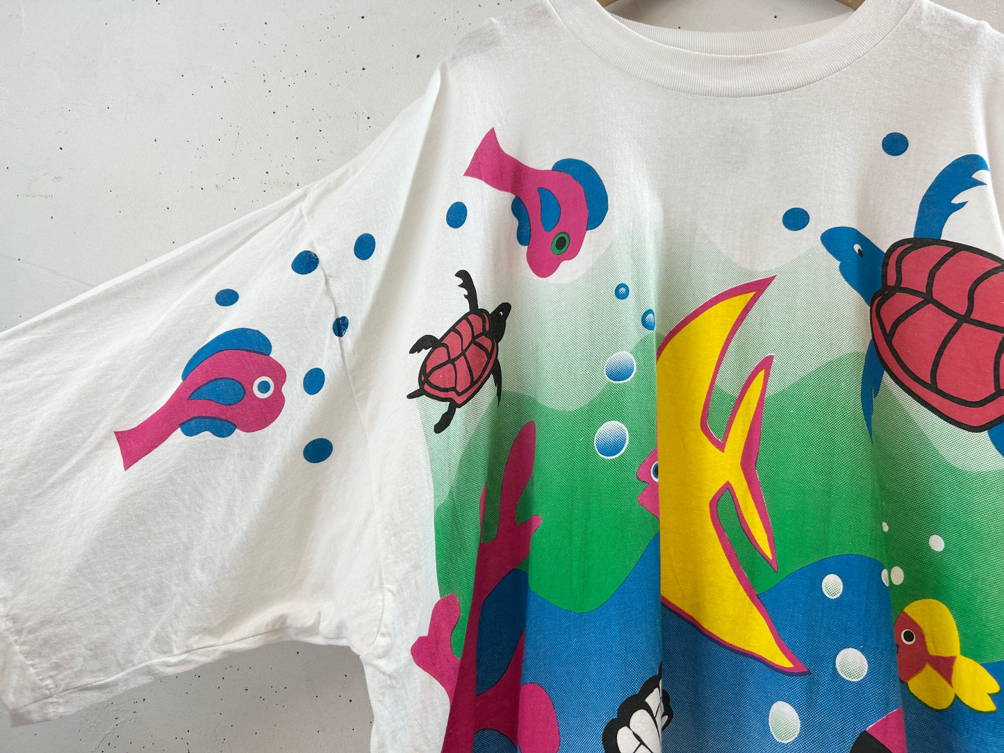 Vintage T SHIRT CANCUN Tropical Fish [H30835]