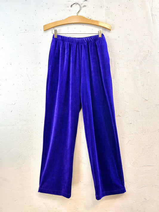 Vintage Velours Pants  [J30586]