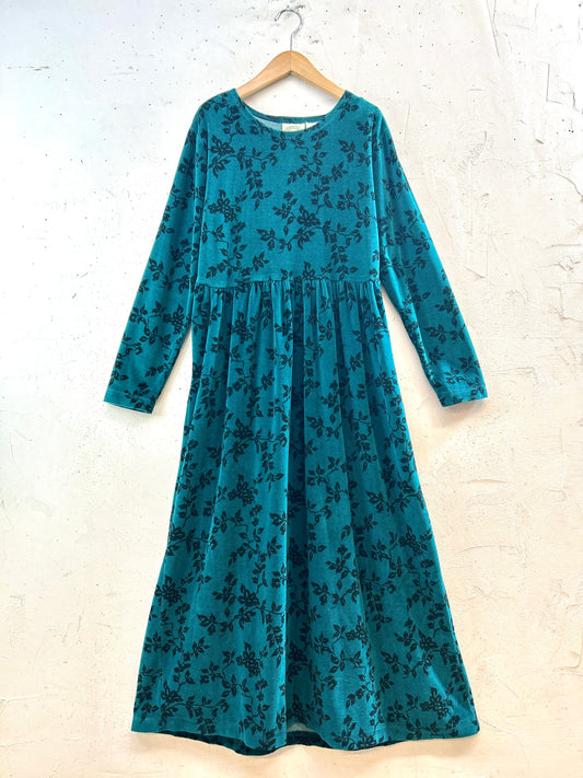 Vintage Velours Dress [J30672]