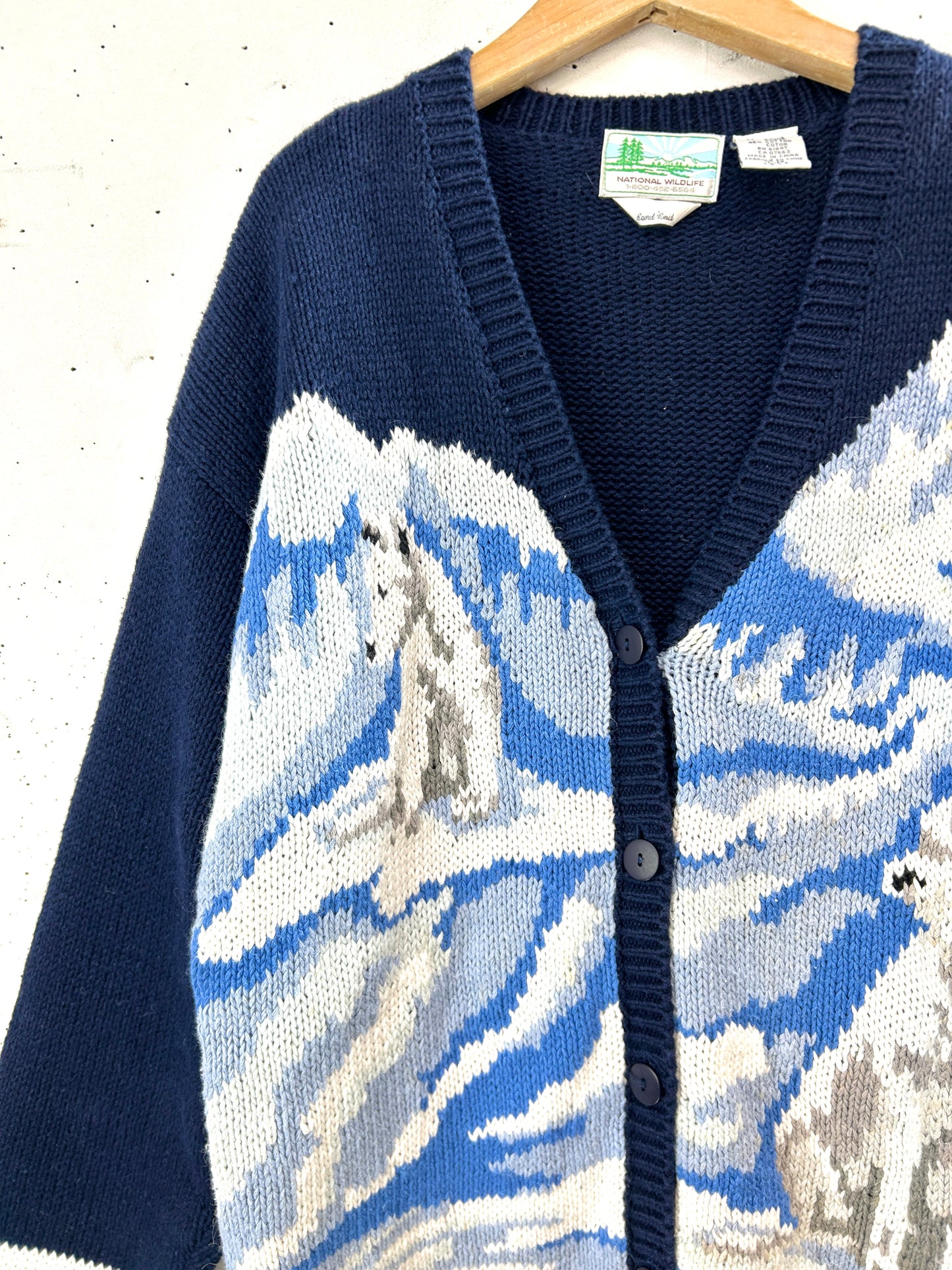 Vintage Hand Knit Cardigan [L31160]