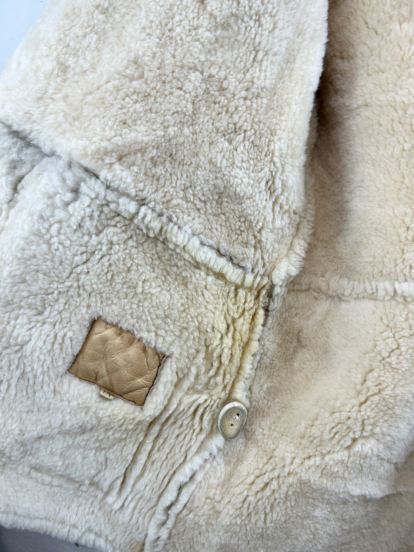 Vintage Mouton Coat [L31114]