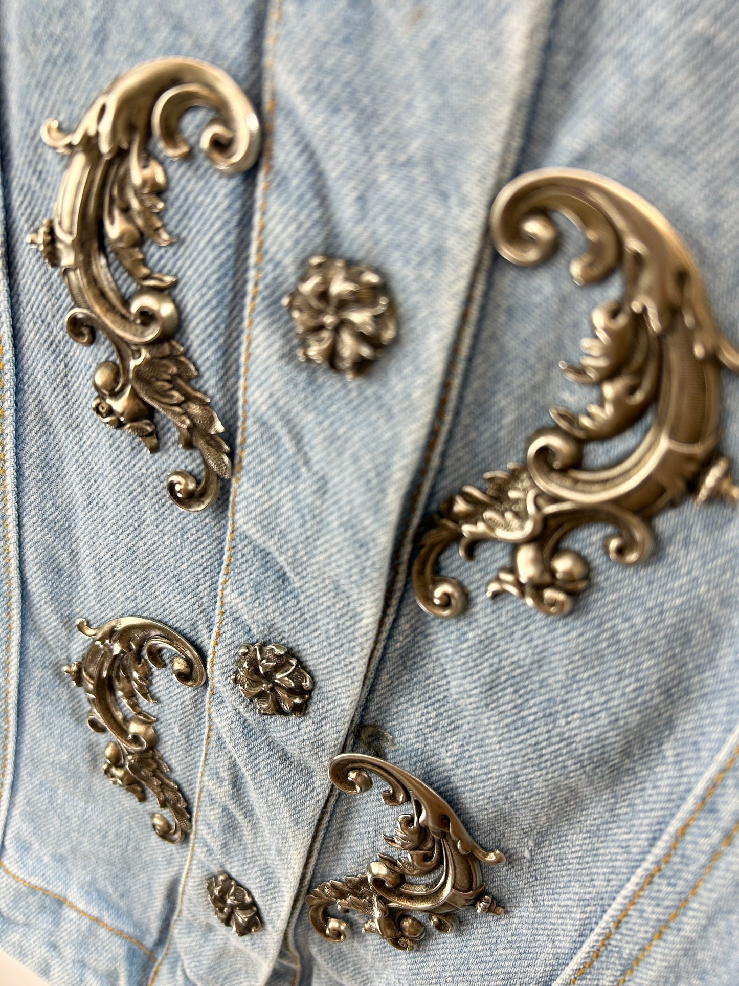 Vintage Denim Vest [H30836]