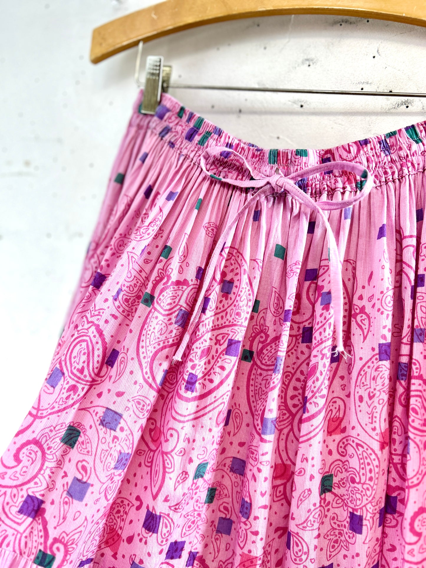 Vintage Tiered Skirt  MADE IN INDIA [B31678]