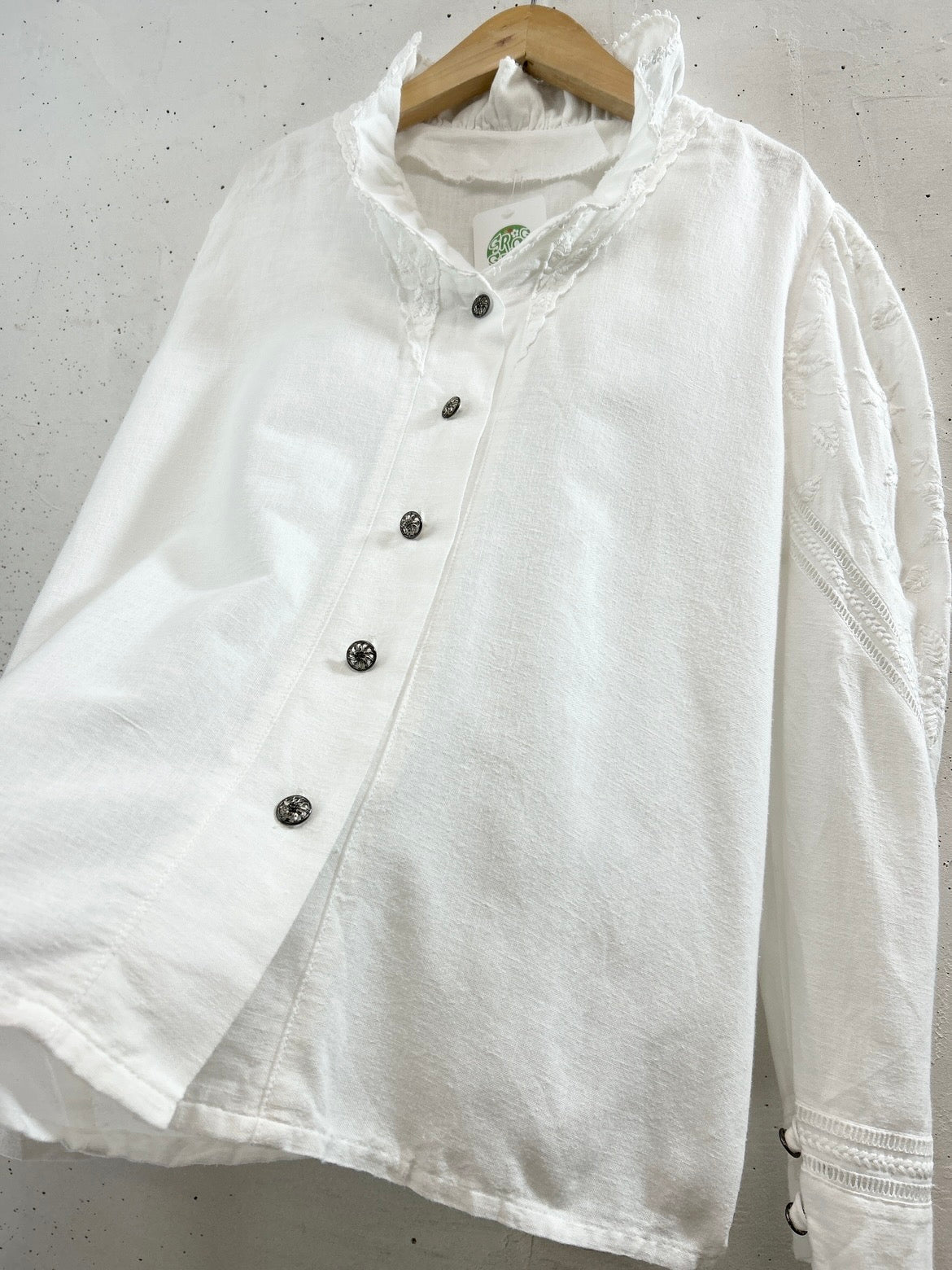 Vintage Tyrol White Blouse [D32079]
