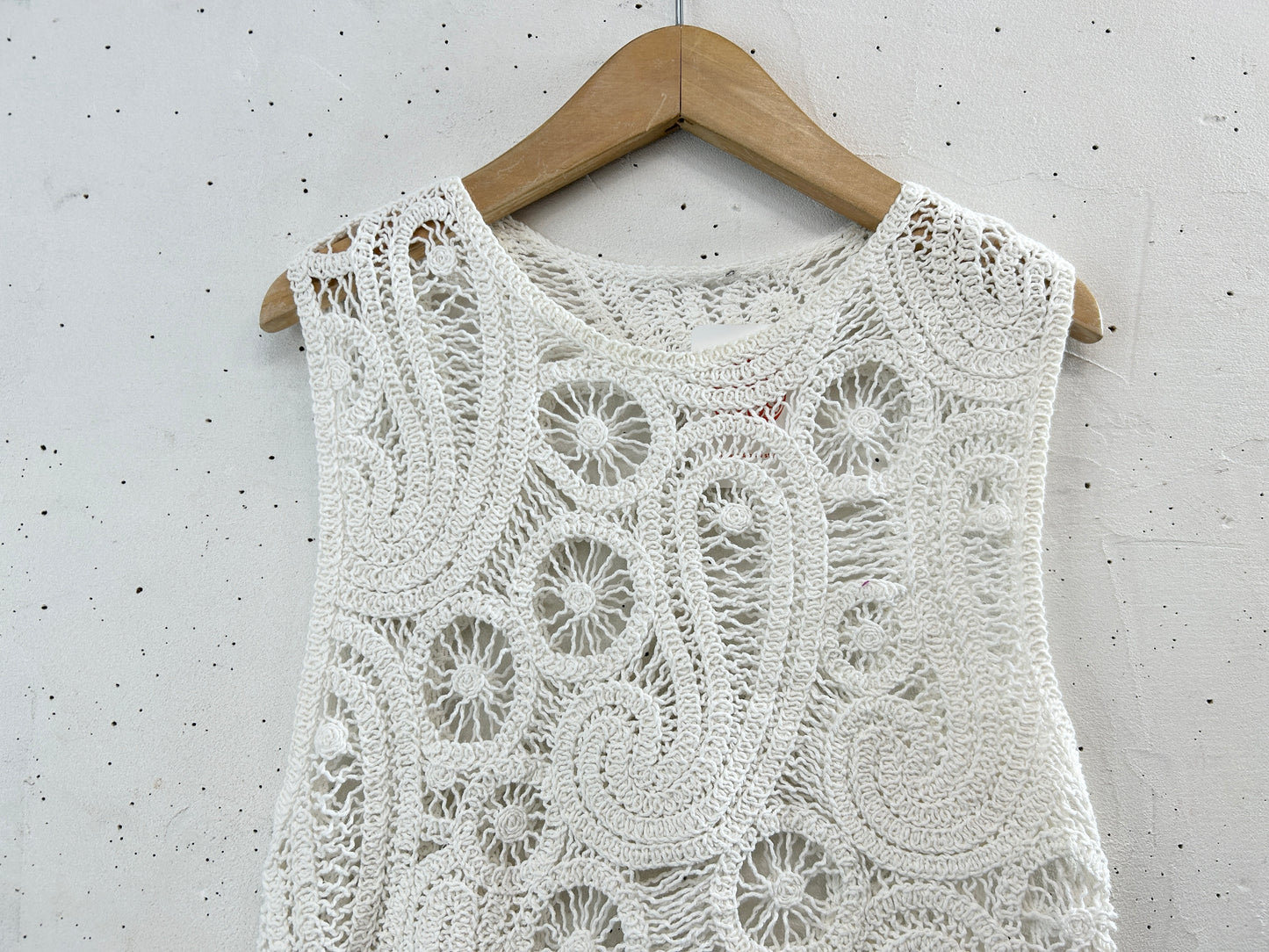 Vintage Crochet Vest [A31258]