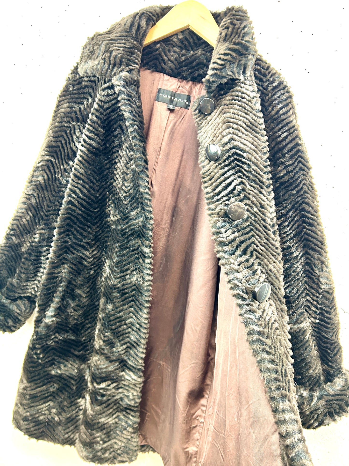 Vintage Eco Fur Jacket [L31166]