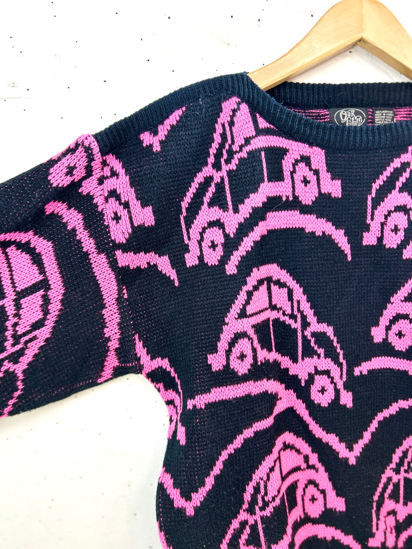 Vintage Fancy Knit Sweater  [L31086]