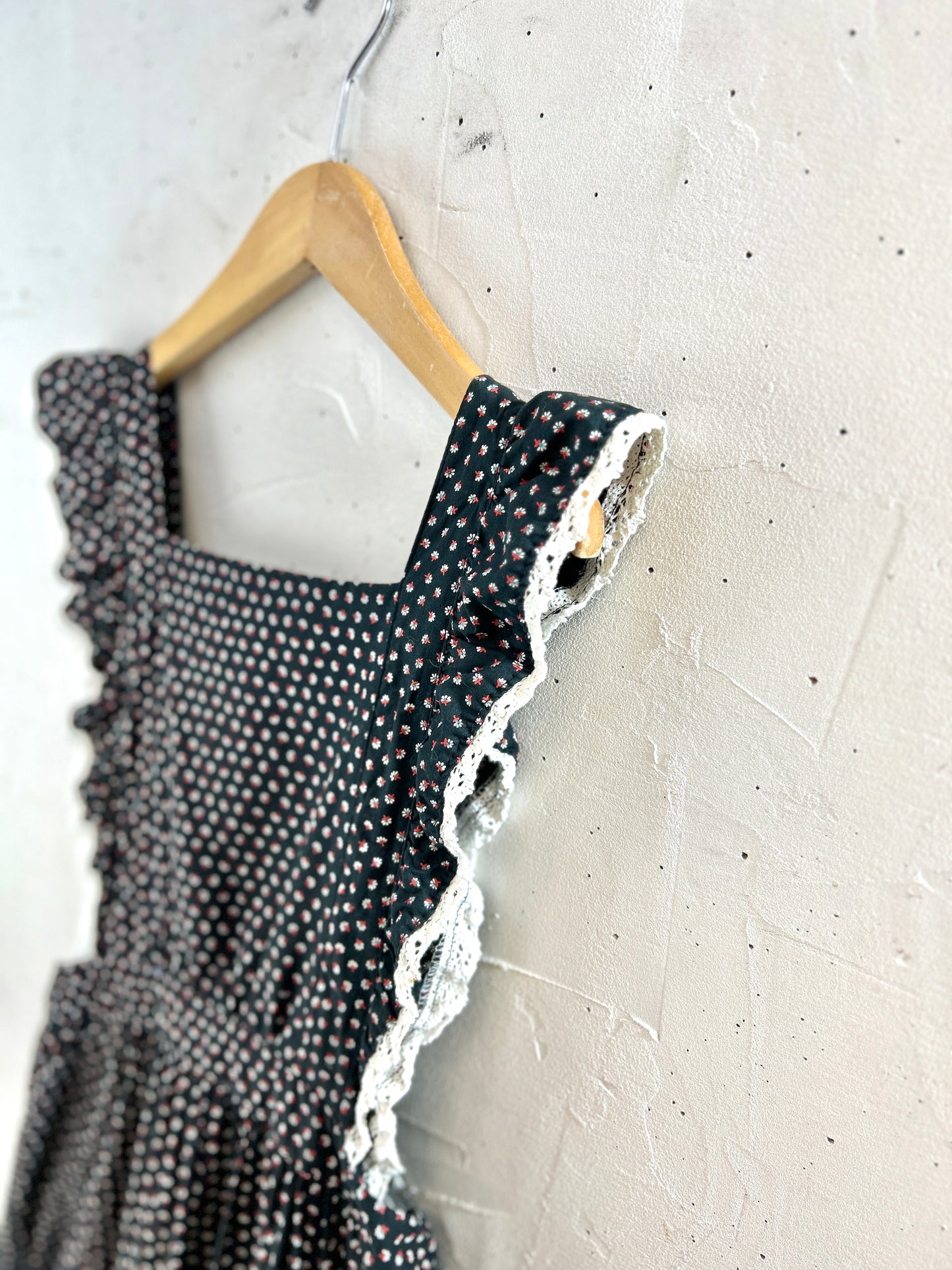 '70s Vintage Apron Dress FABRIQUE EN FRANCE [J30592]