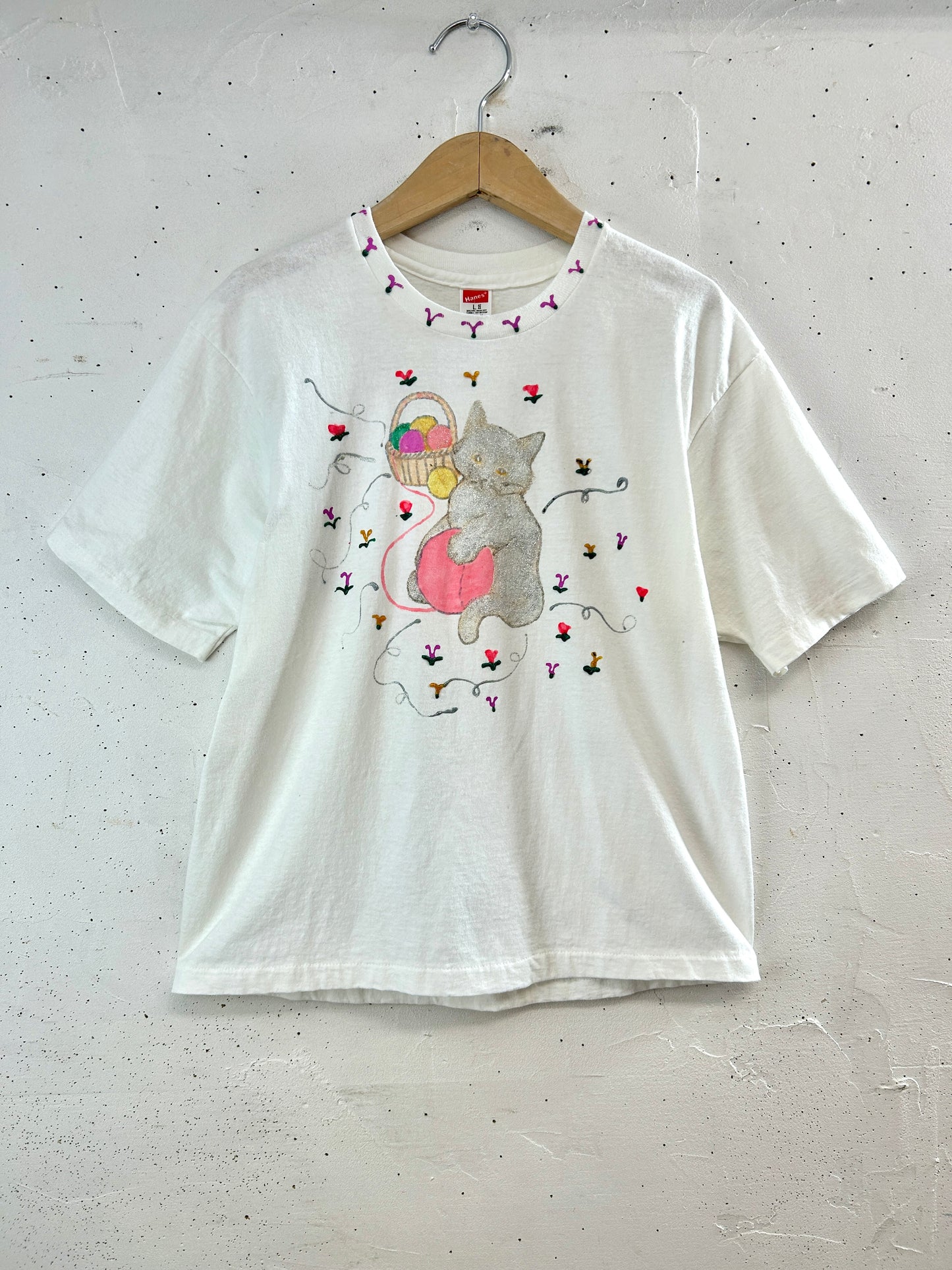 Vintage Custom T-Shirt 〜Hanes〜MADE IN USA  [D32190]
