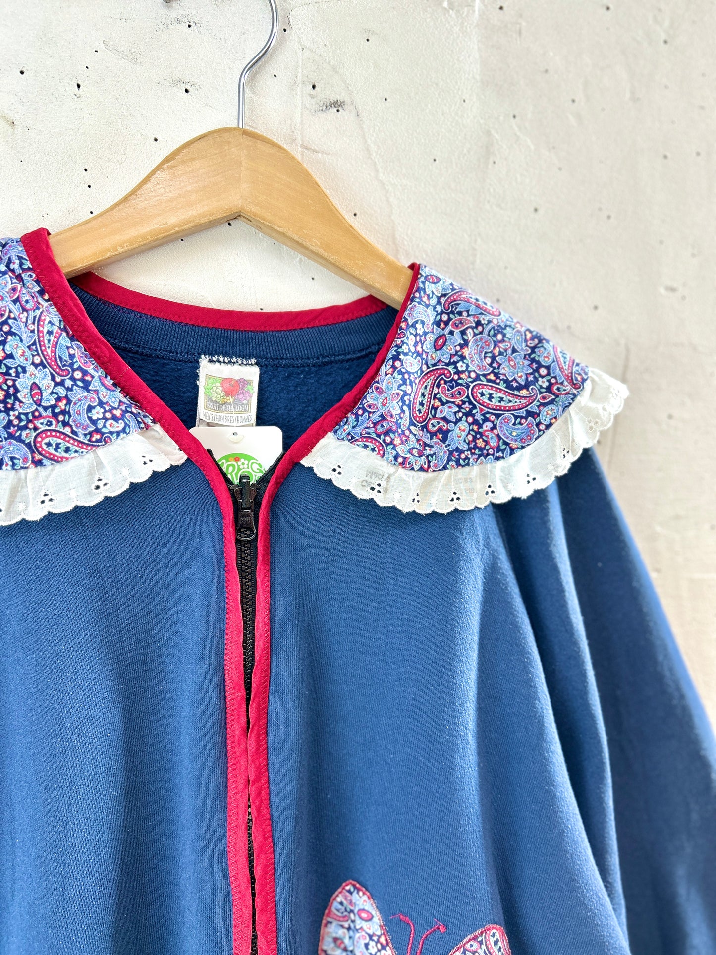 Vintage Custom Sweat Cardigan  MADE IN USA [I30240]