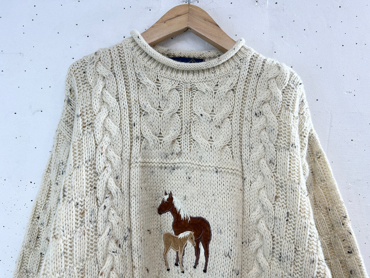 Vintage Knit Sweater 〜Villeger〜 [L31183]