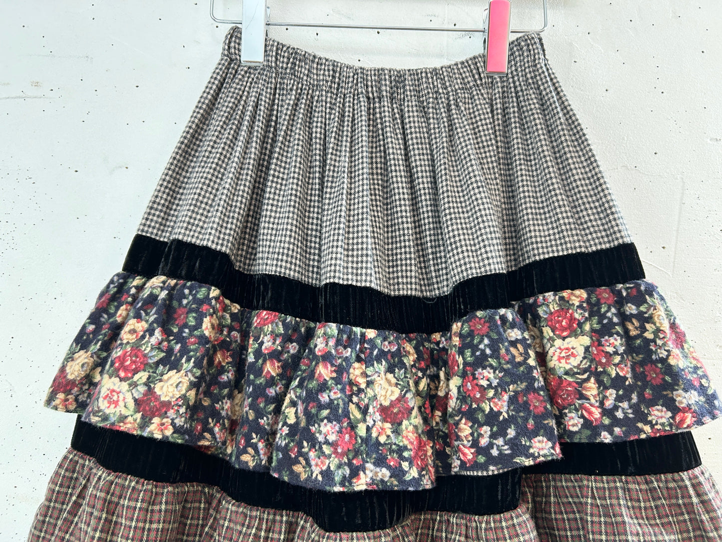 Vintage Tiered Skirt [I33714]