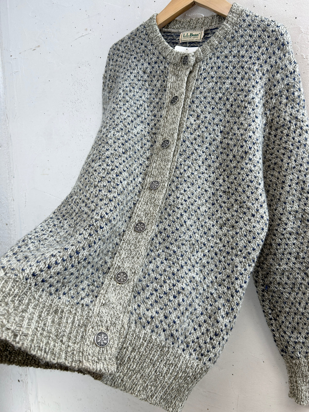 Vintage Knit Cardigan 〜L.L.Bean〜 [I34035]