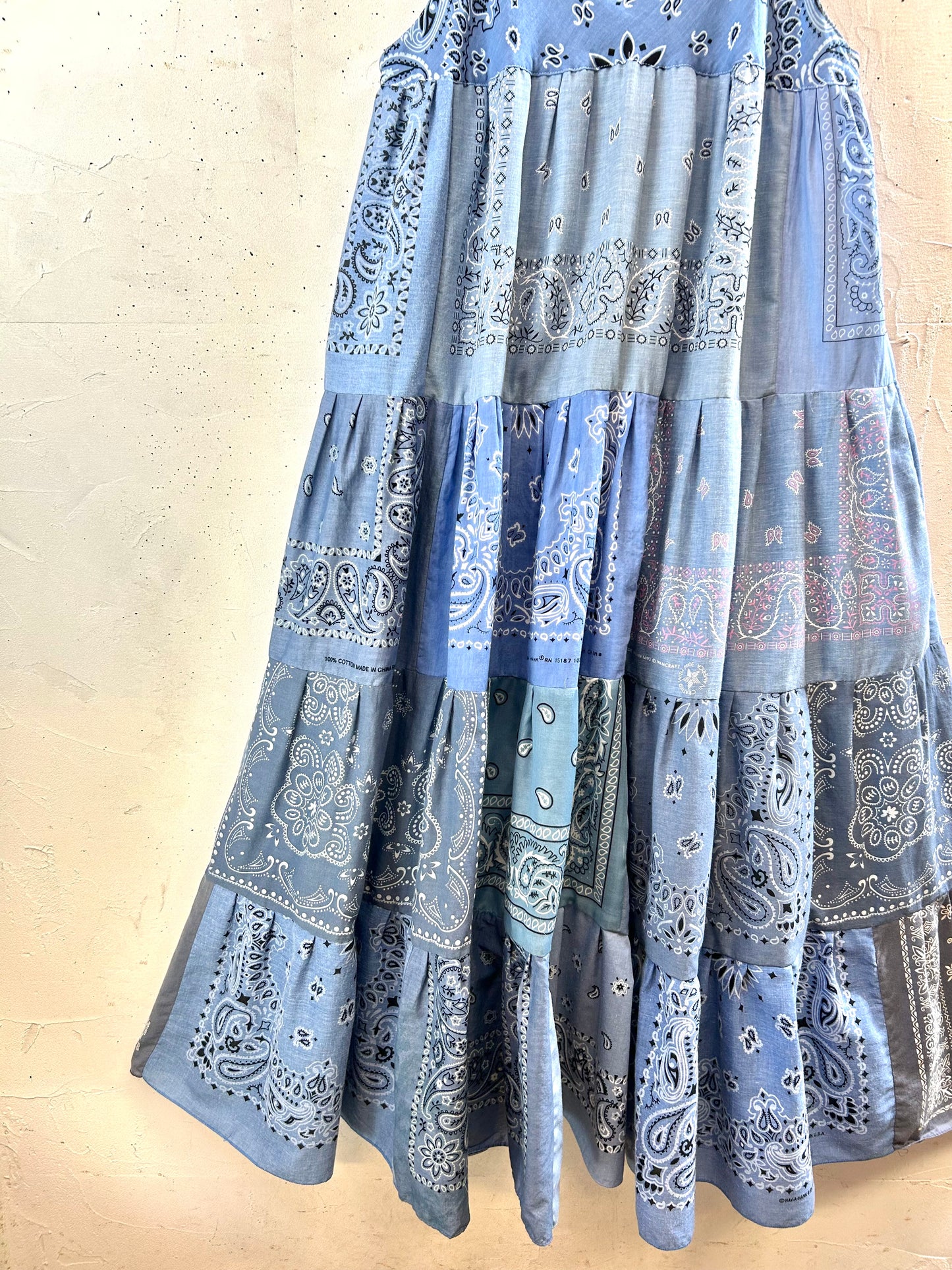 Vintage Bandana Patchwork  Dress 〜Amy Nina〜[G30652]