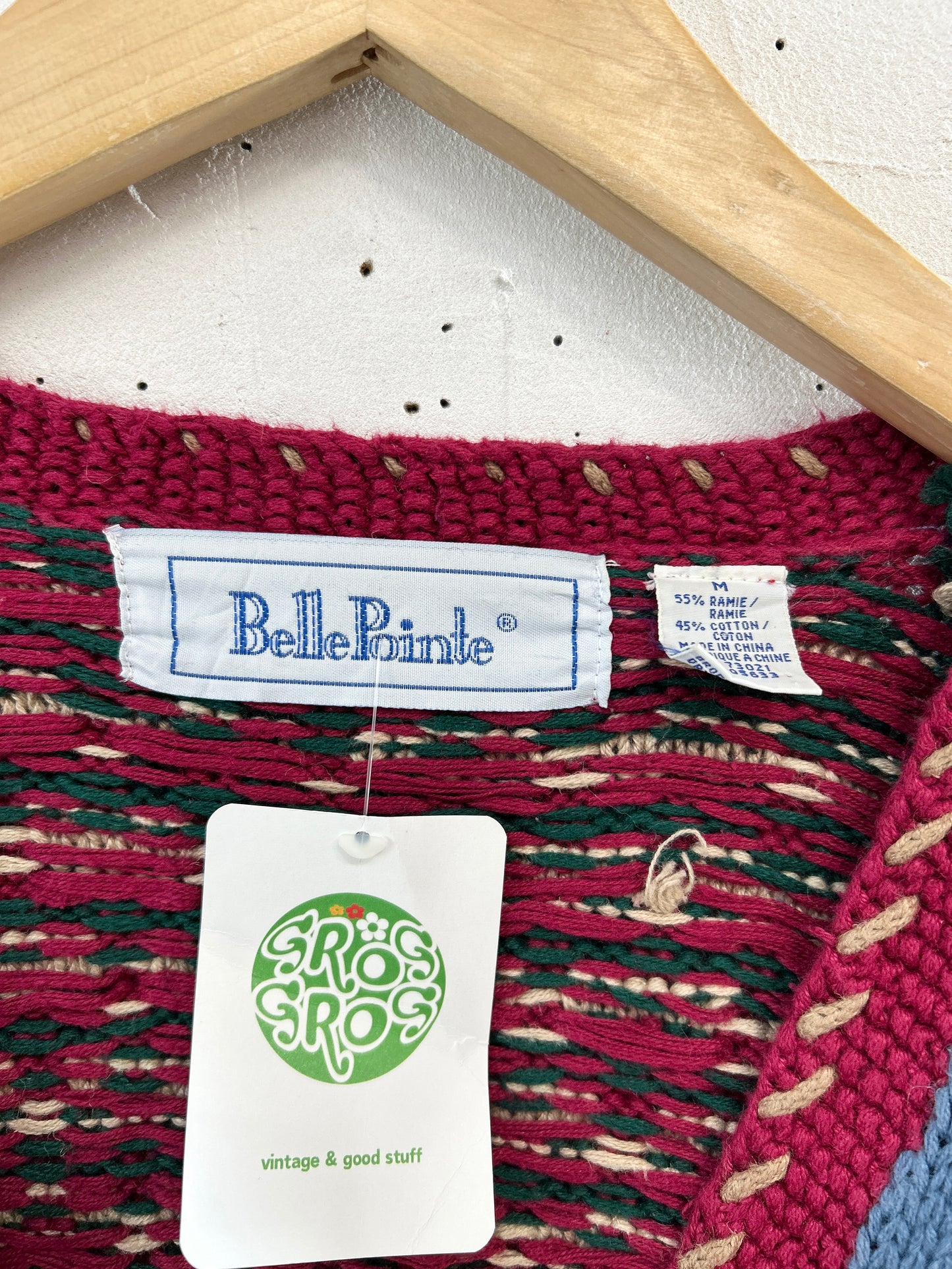 Vintage Cotton  Knit Cardigan [B31485]