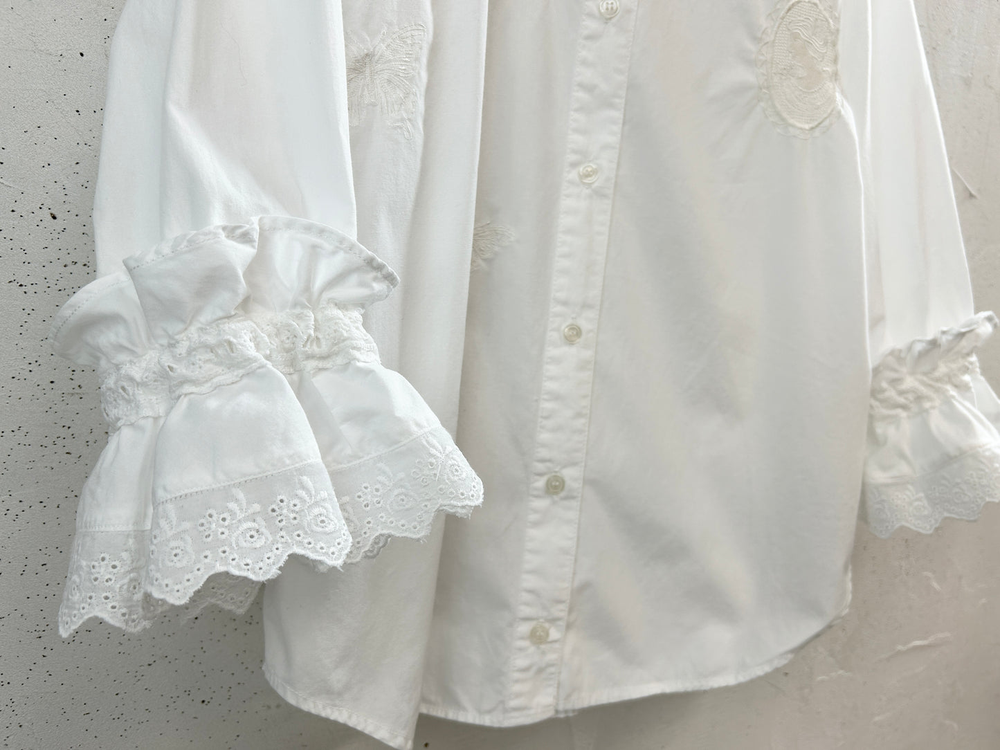 Vintage White Blouse [H33458]