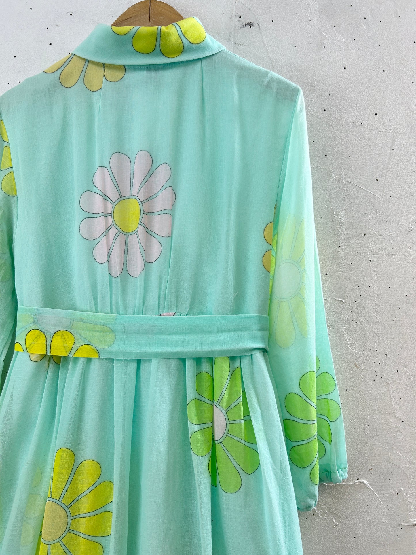 Vintage '70s Flower Dress [H30806]