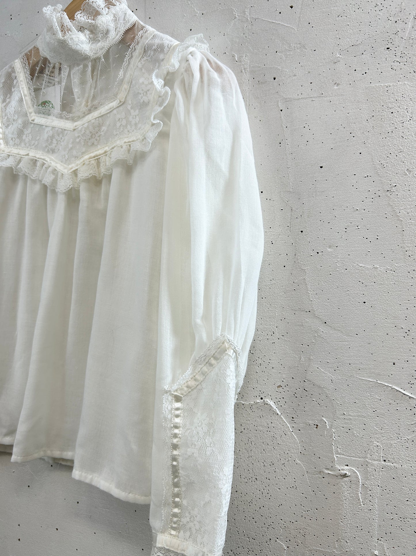Vintage White Blouse 〜GUNNE SAX Kids〜 [G33265]