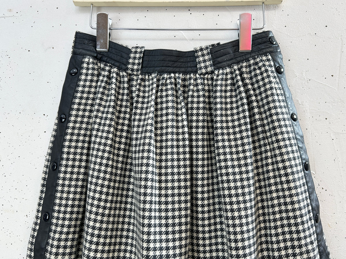 Vintage Plaid Skirt 〜ESCADA〜 [J34051]