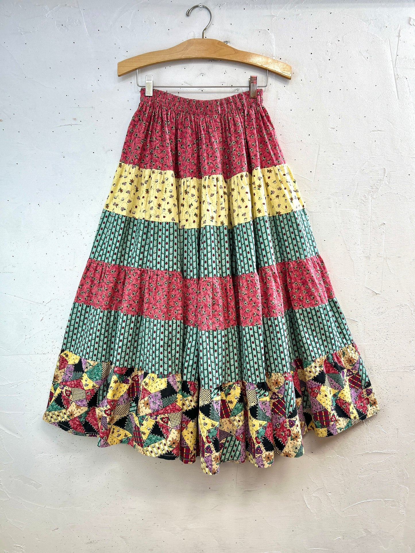 Vintage Tiered Skirt MADE IN TEXAS [C31853]