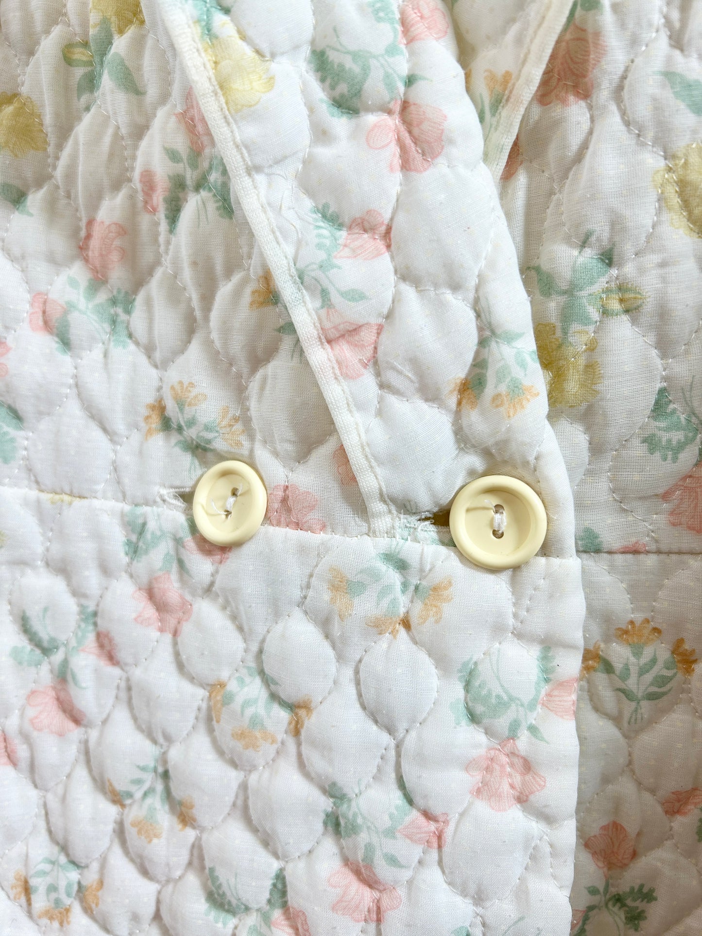 ’70s Vintage Quilting Gown [I30306]