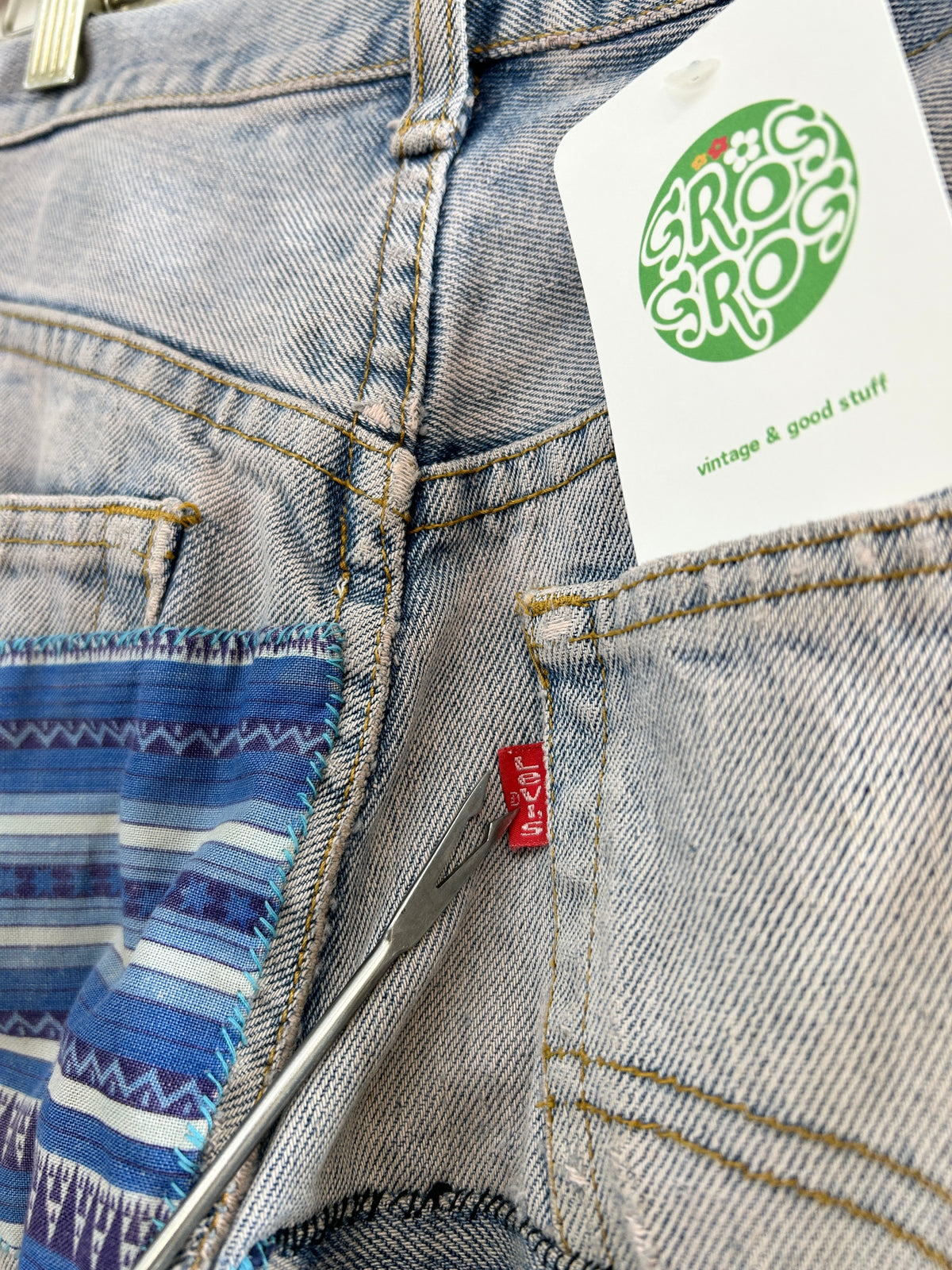 Vintage Denim Pants Custom 〜'90s USA Levi's〜 [I33935]