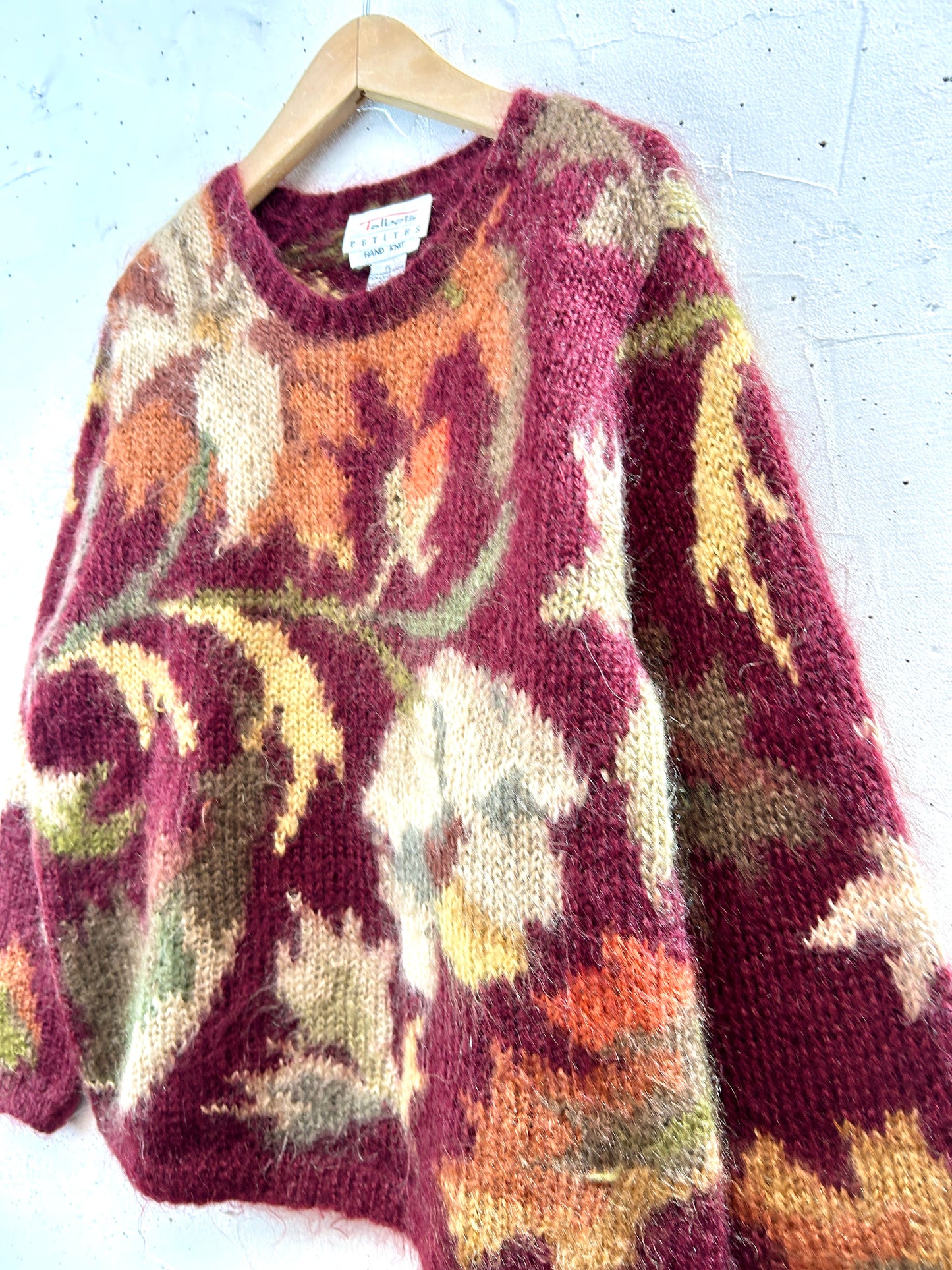 Vintage Mohair Knit Sweater [K30849]