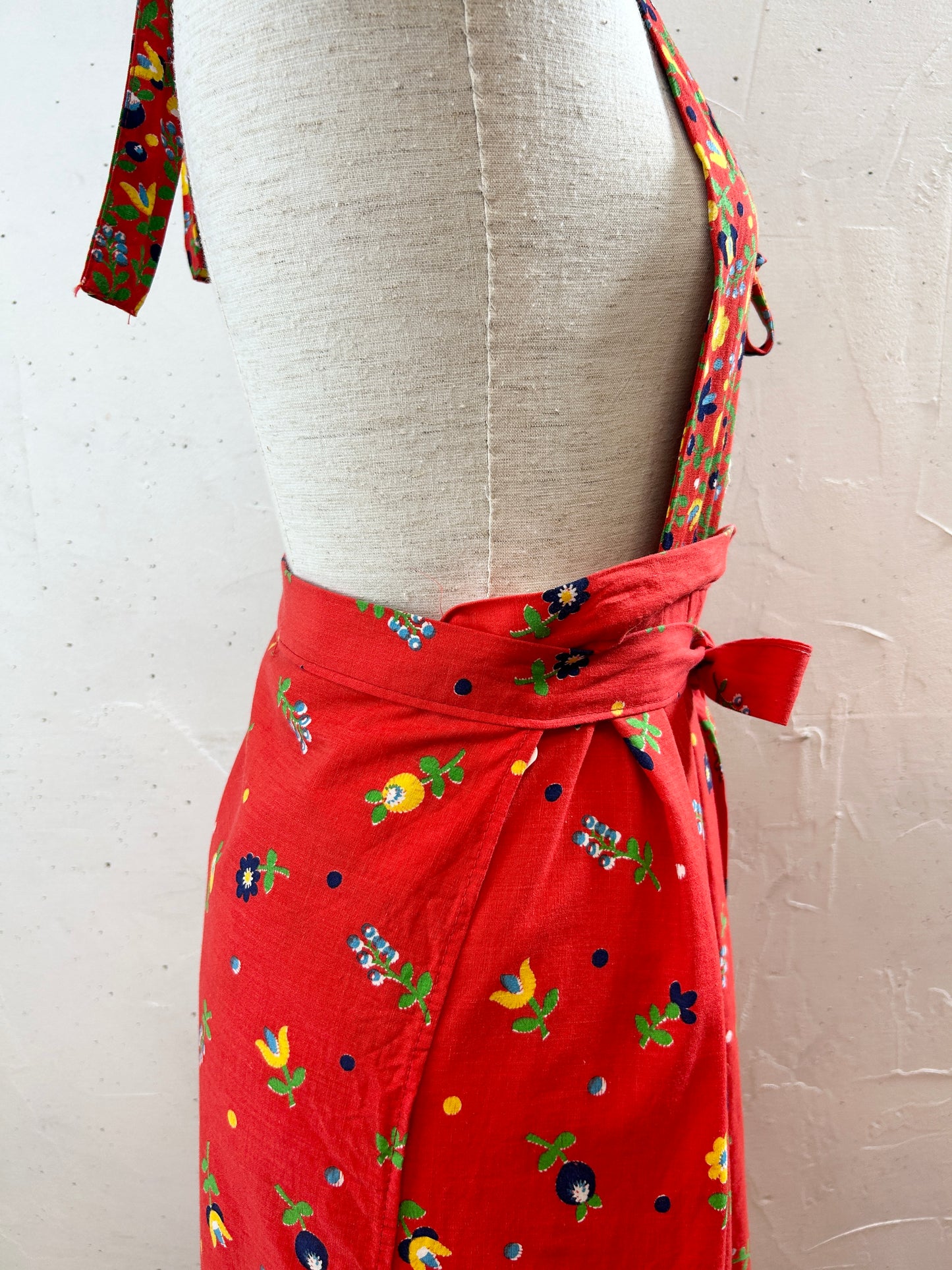 Vintage Dress ‘70s MADE IN USA [H30843]
