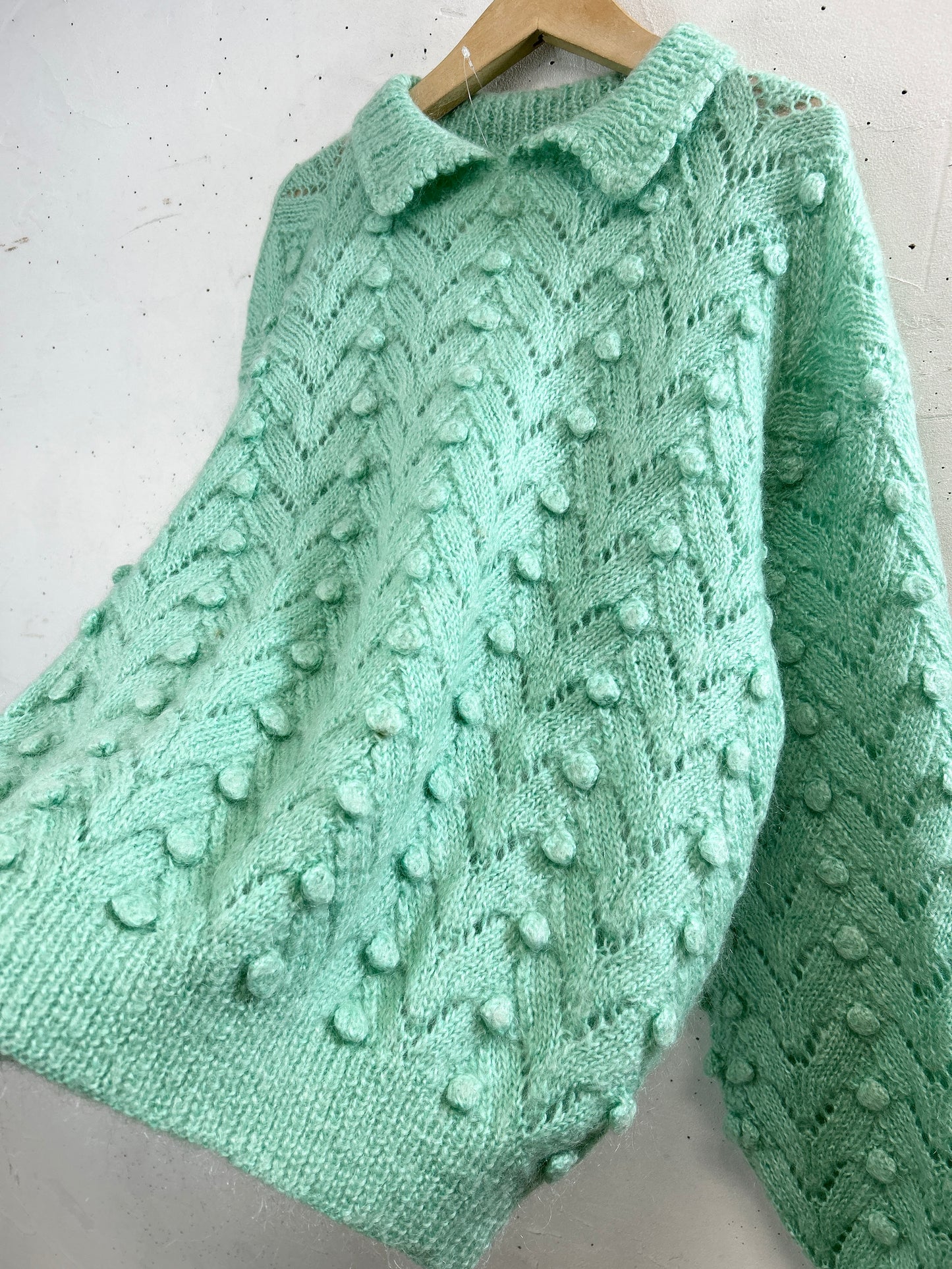 Vintage Knit Sweater Pokopoko [A31363]