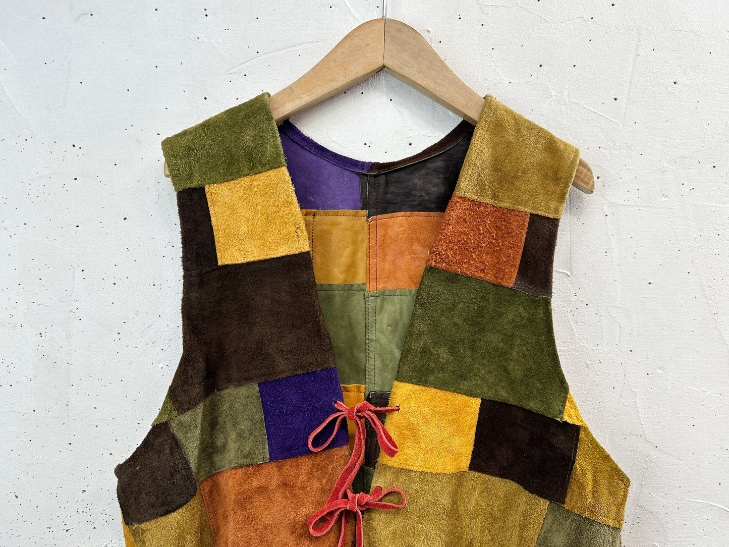 Vintage Leather Vest [C31840]