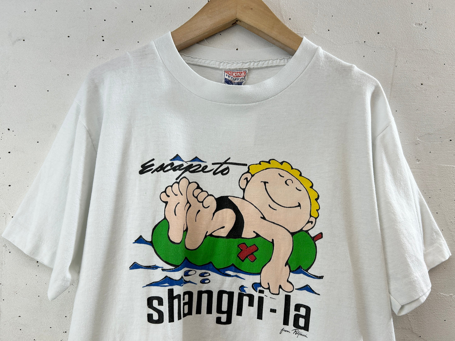 Vintage T SHIRT Shangri La  [H30794]