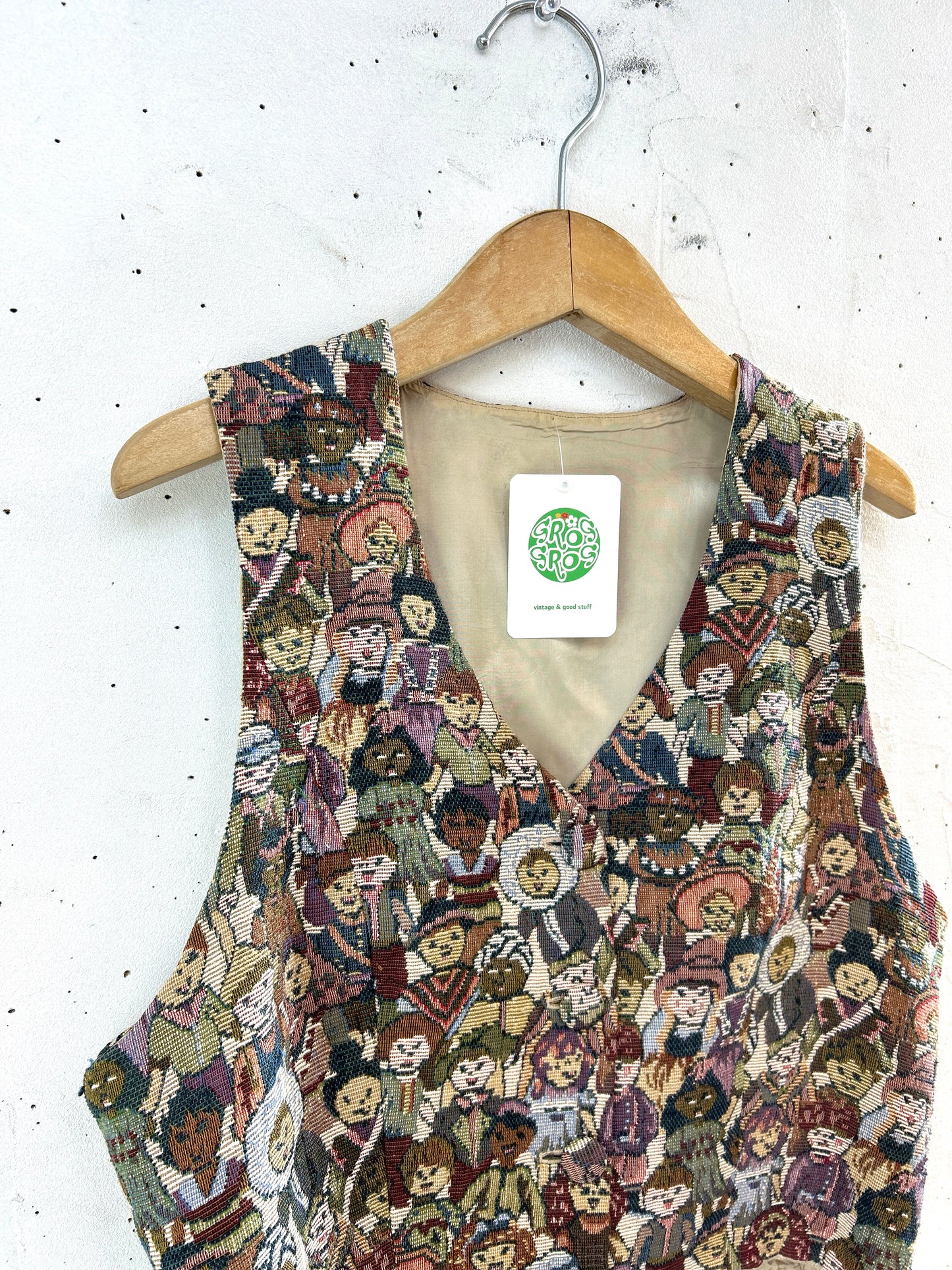 Vintage Gobelin Vest [J30568]