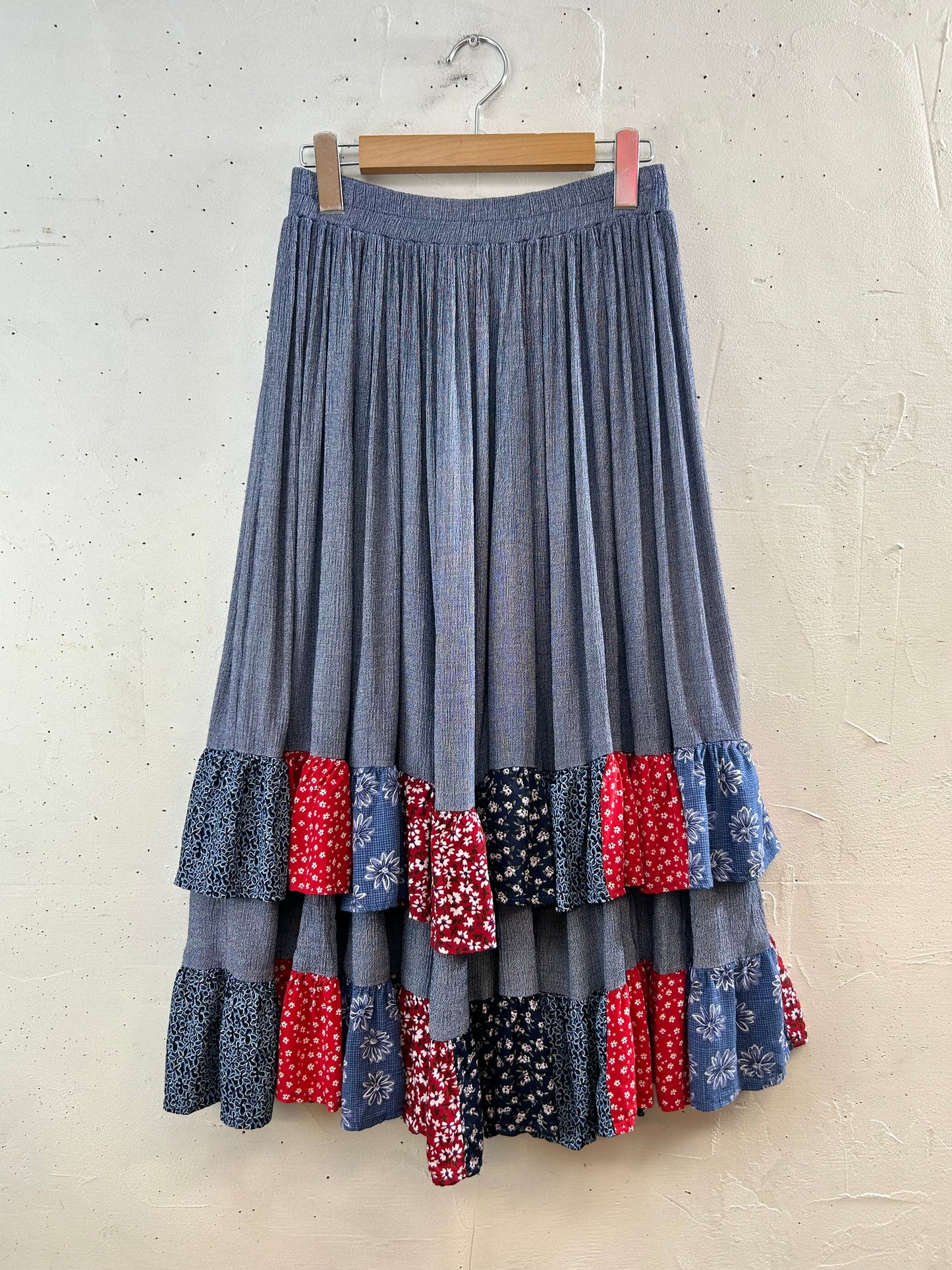 Vintage Tiered Skirt MADE IN USA [G30812]
