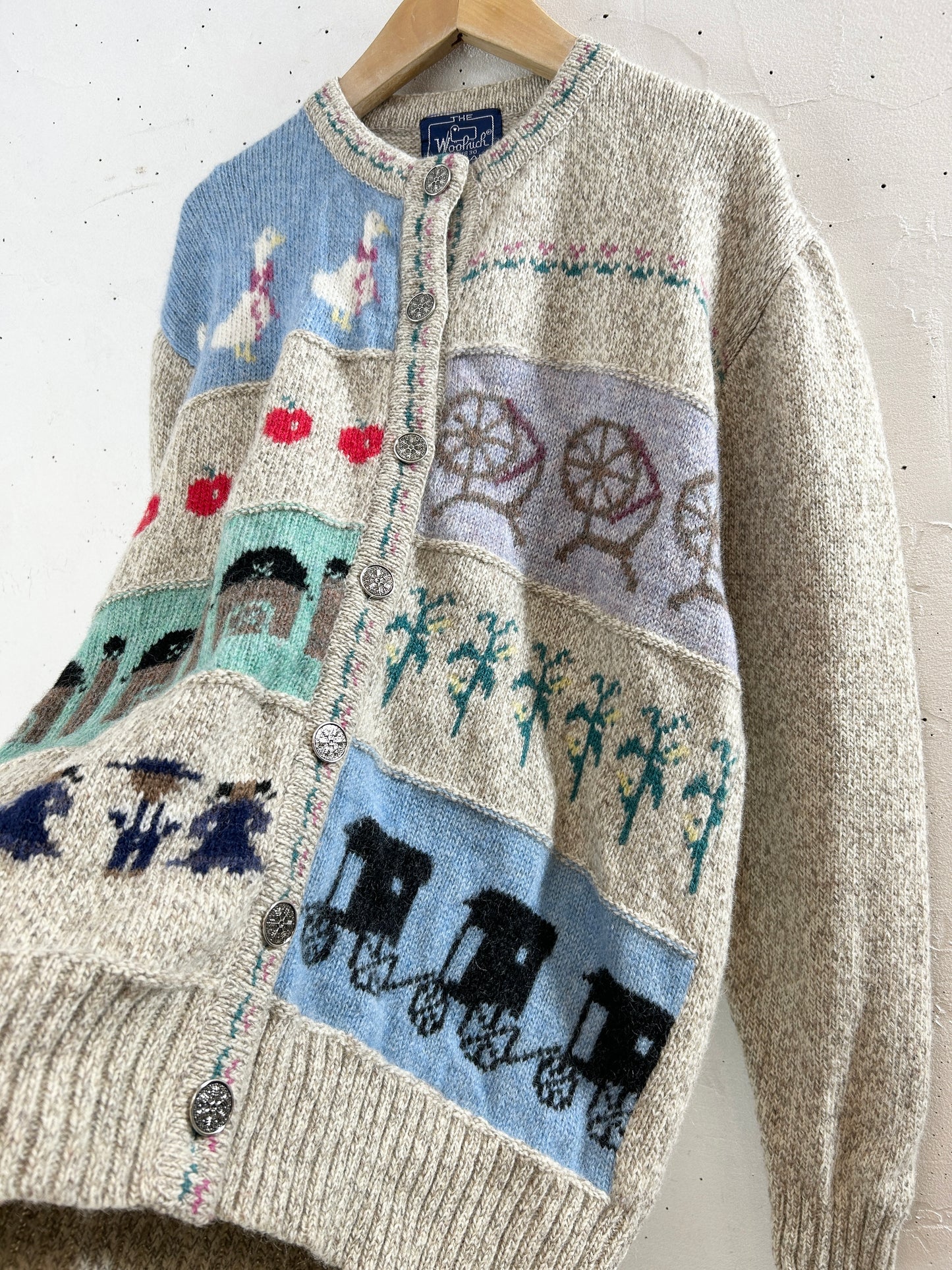 Vintage Knit Cardigan 〜Woolrich〜 [J30538]