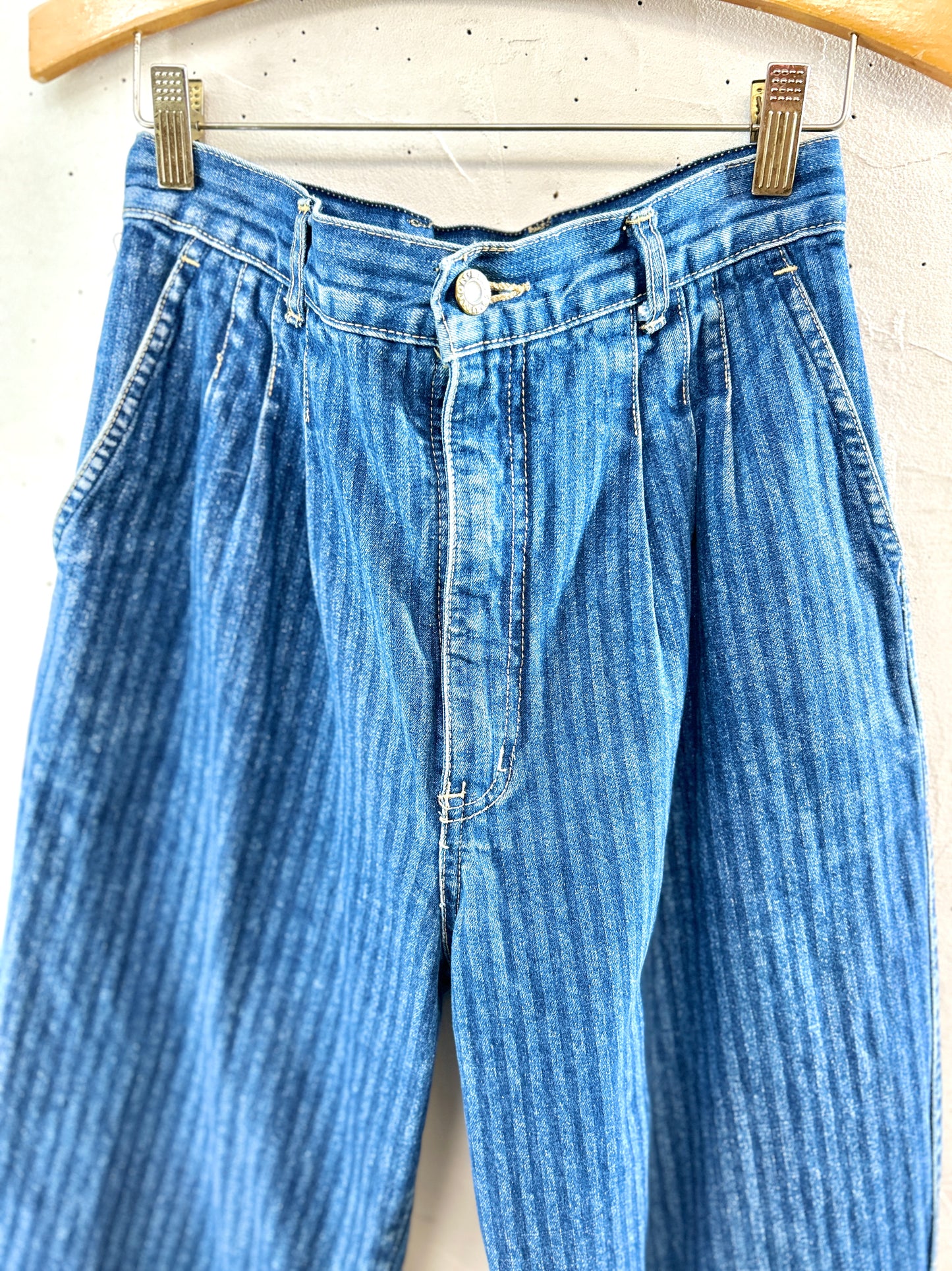 Vintage Denim Stripe Pants  [K30741]