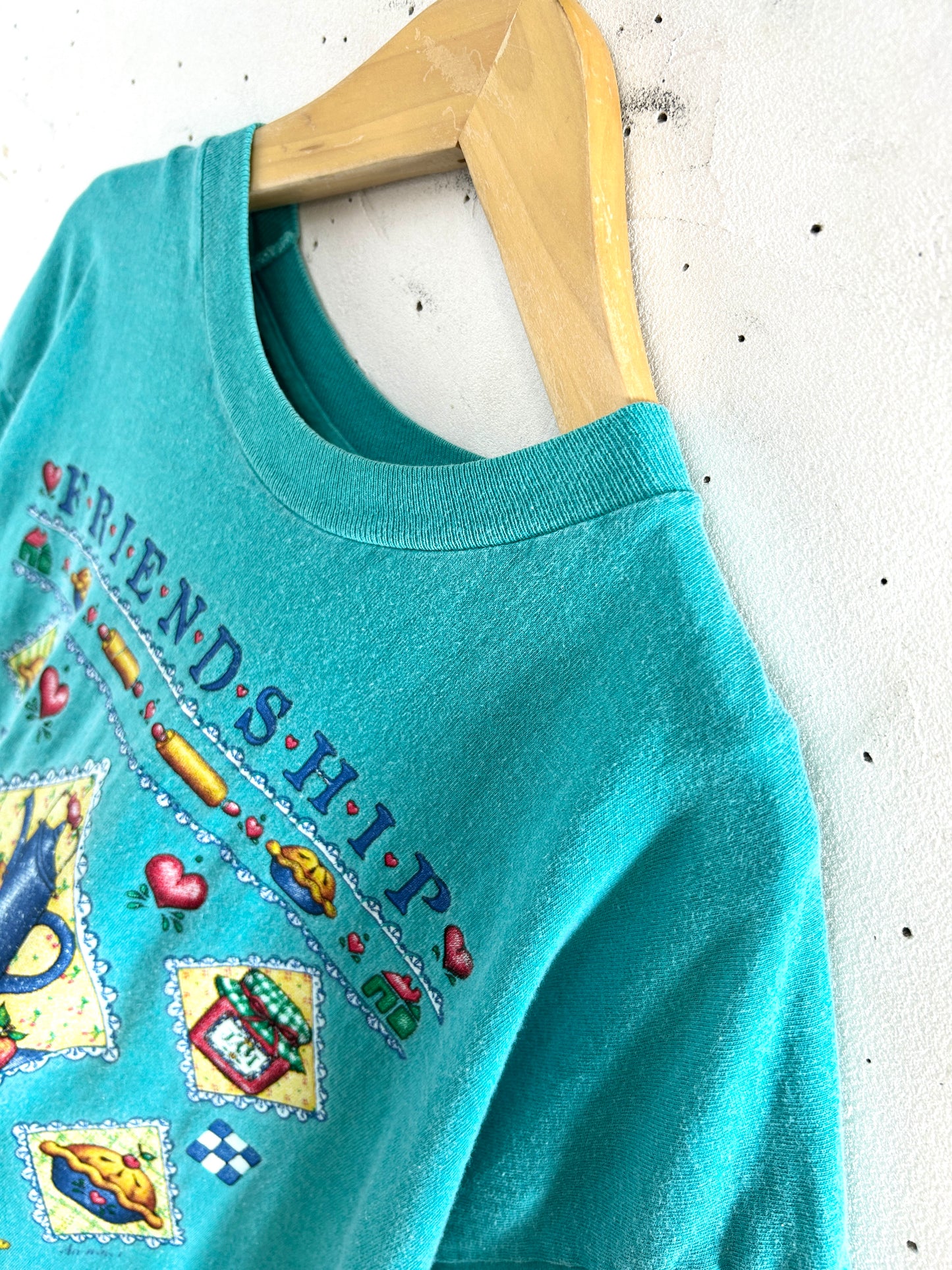 Vintage T Shirt 〜Funny dot CRAZY〜 [F32688]